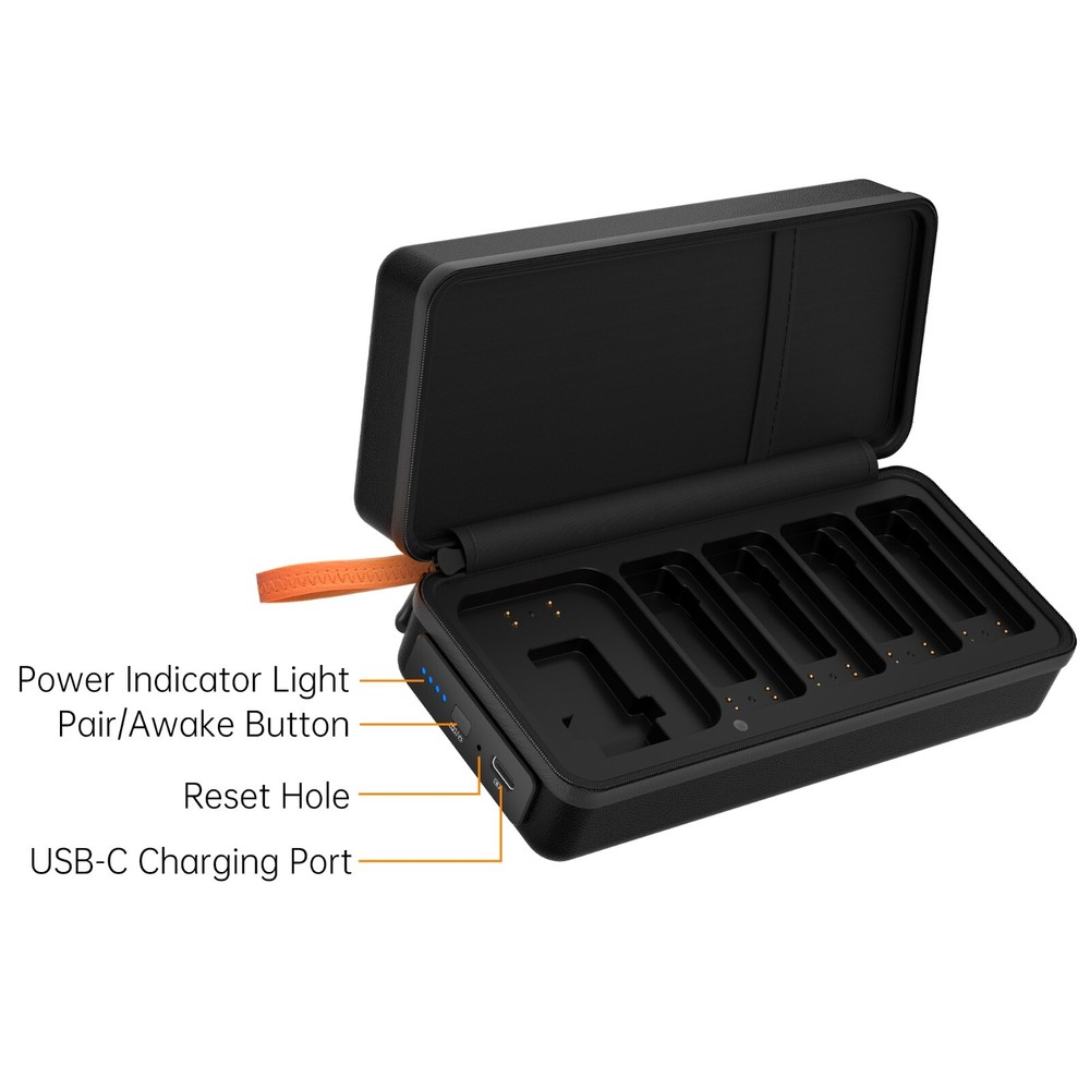 Comica Vimo Q Four-Channel Wireless Lavalier Microphone System w/ Charging Case