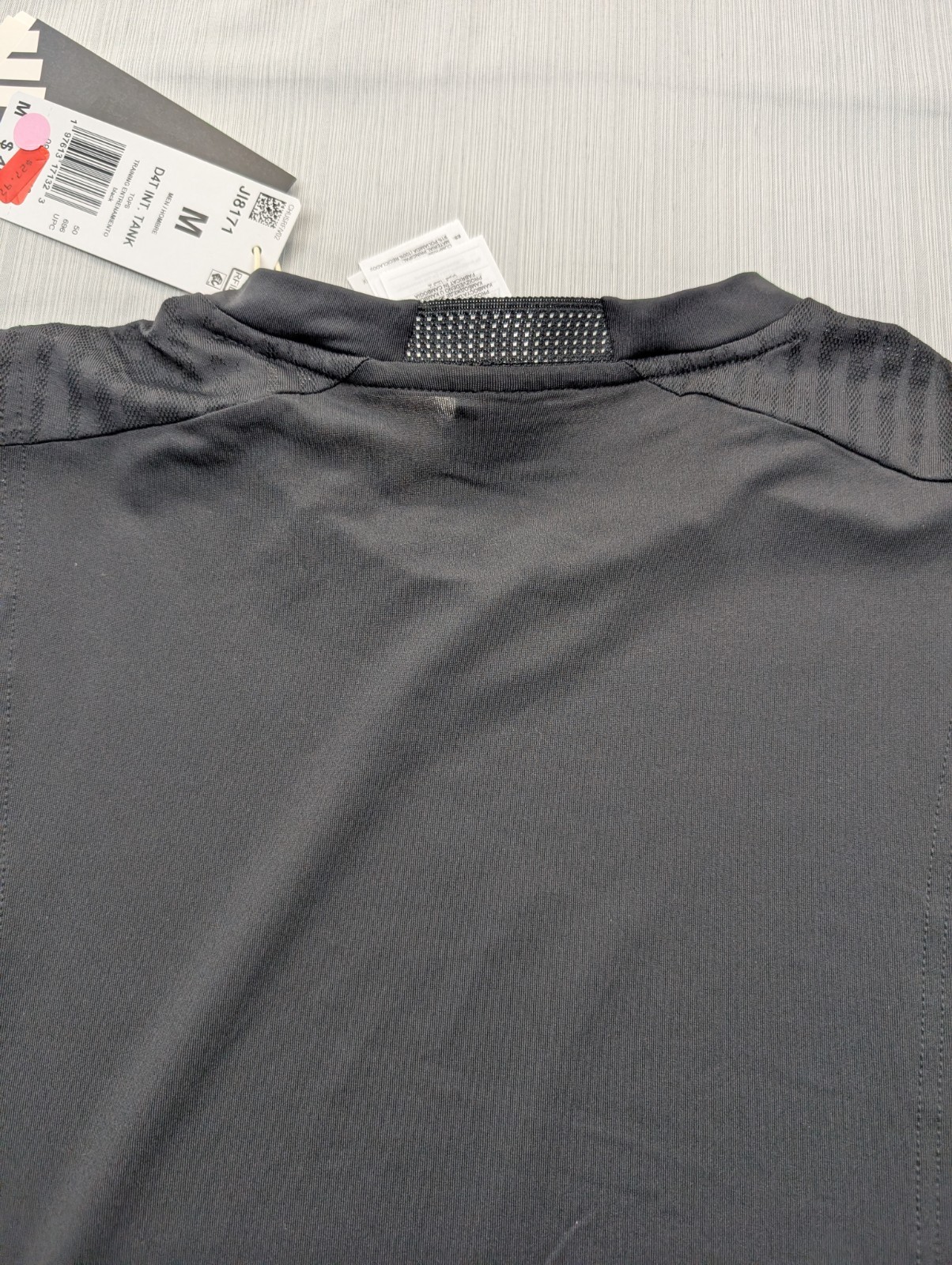 New Mens Adidas D4T Tank Top ClimaCool Training Tee Performance Black Sz Medium