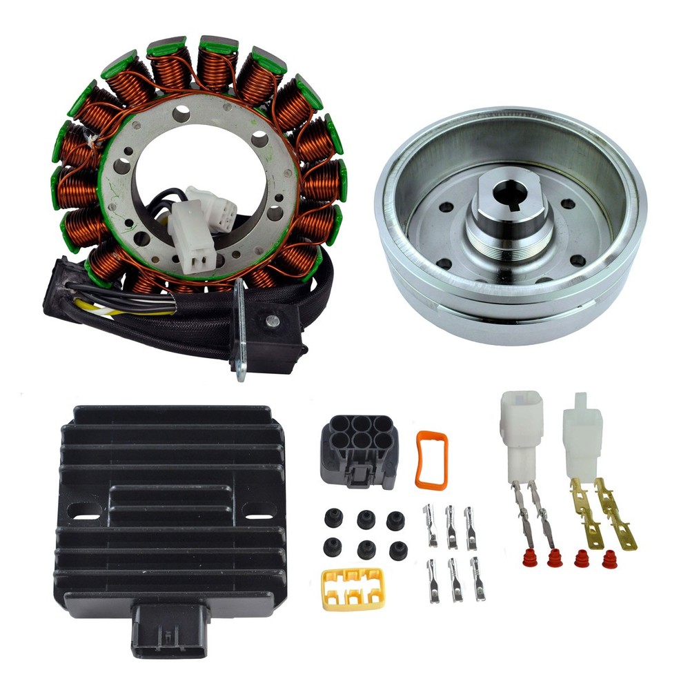 Kit Stator Flywheel Regulator Rectifier For Suzuki LTF 400 Eiger 2002 2003 2004