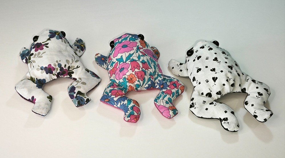 Baby Frog Sewing Pattern: Stuffed Toad Bean Bag Toy (PDF)