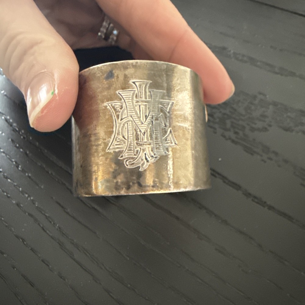 Sterling Silver Napkin Ring Antique
