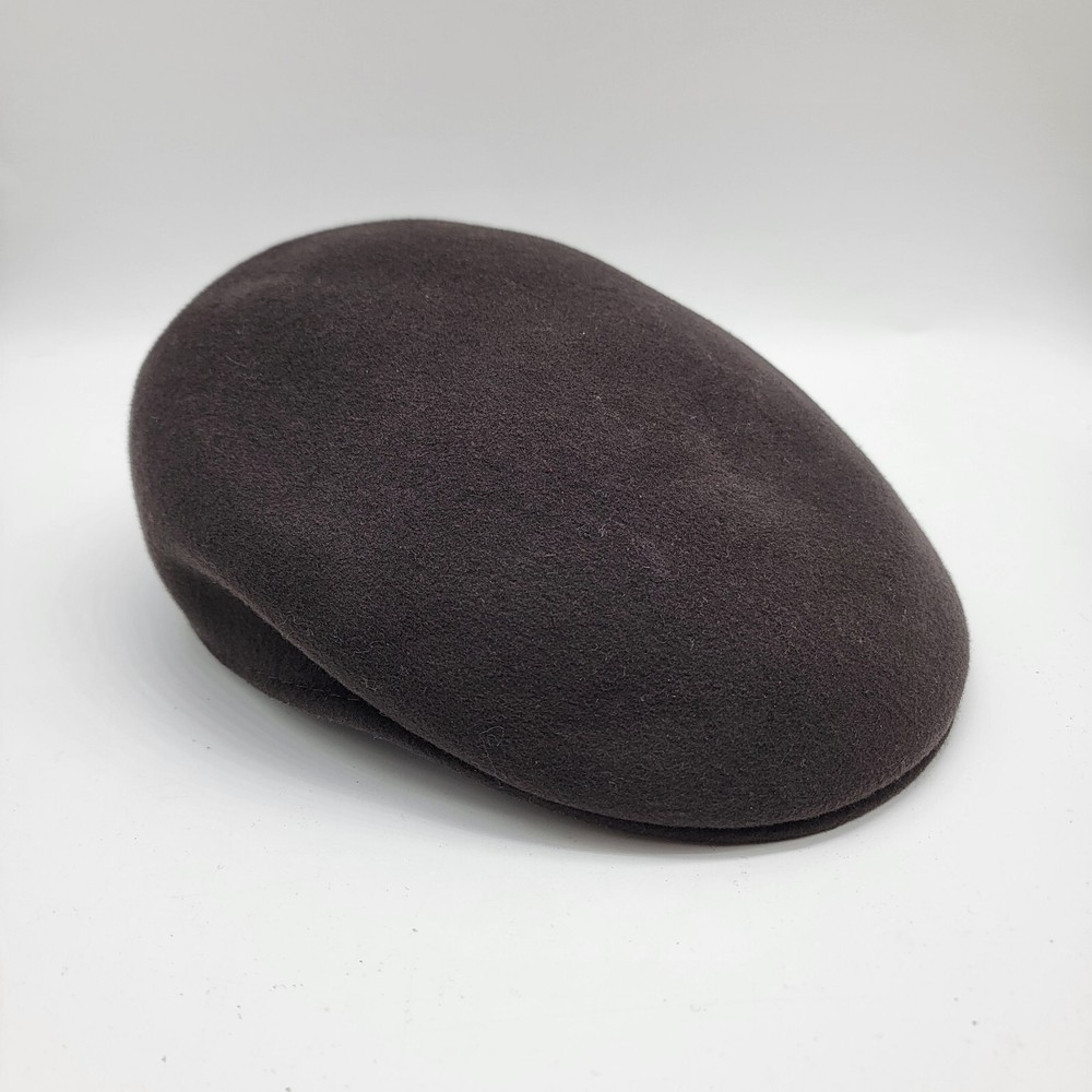 SCALA Wool Brown Wool Beret Hat Vtg