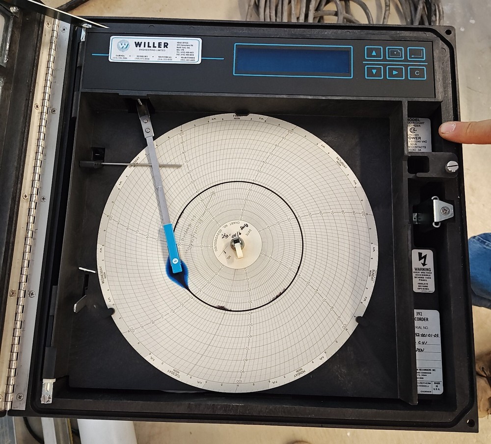 WILLER CHESSELL CIRCULAR CHART RECORDER