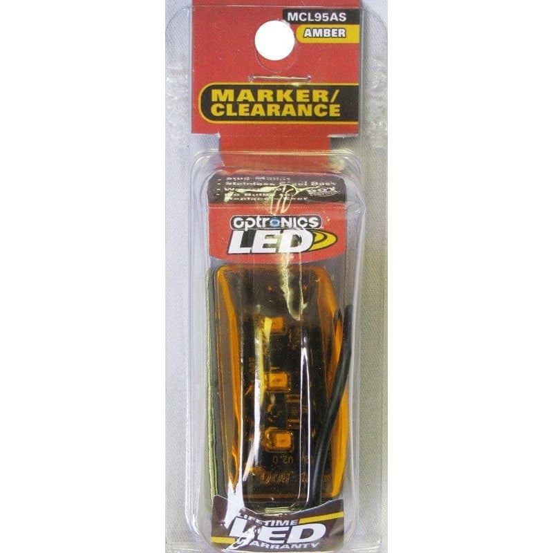 Optronics LED Amber Sealed Stud Mount Side Marker #MCL95AS