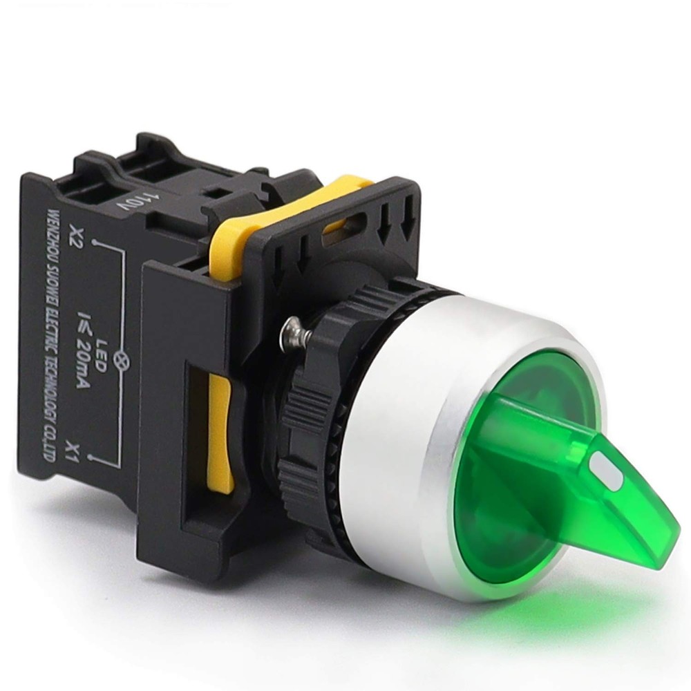 Durable Green Latching Rotary Switch for Efficient Control Circuits
