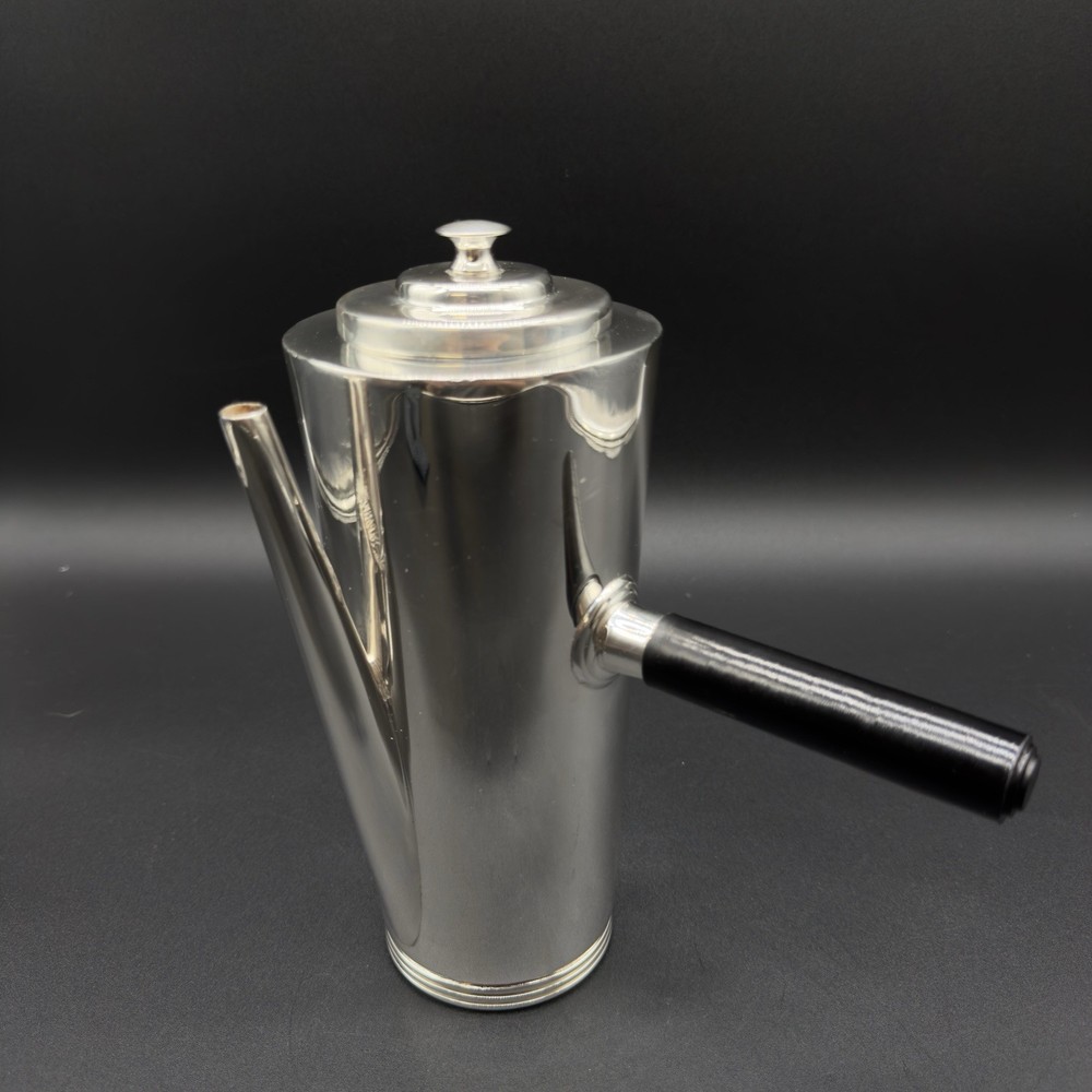 Restoration Hardware Silver Plated Gentleman's Coffee Server Bakelite Handle
