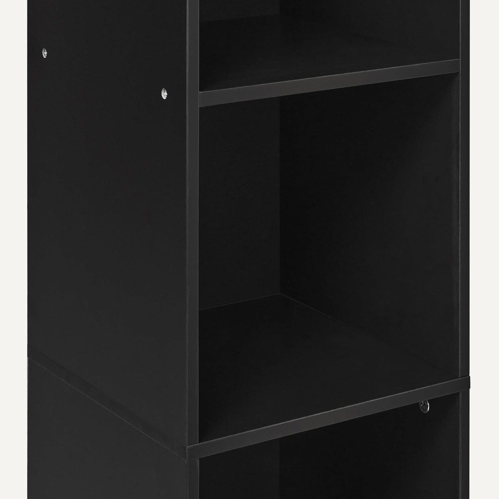 5-Cube Bookcase Compatible with Fabric Storage Cube Organizer Shelving