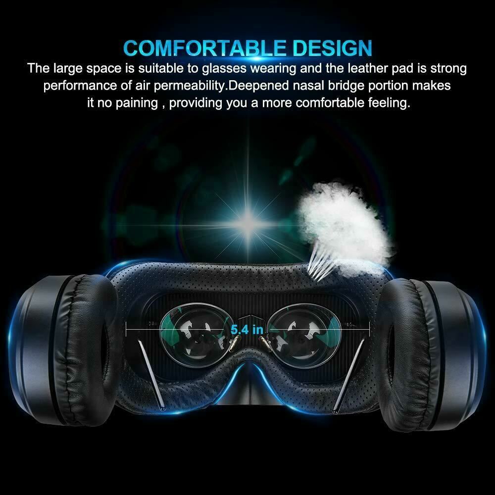 2018 Upgrade Version Pansonite VR Headset with Remote Controller 3D Virtual