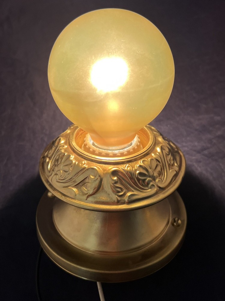 Wired Single Brass Flush Fixture Rewired 31L