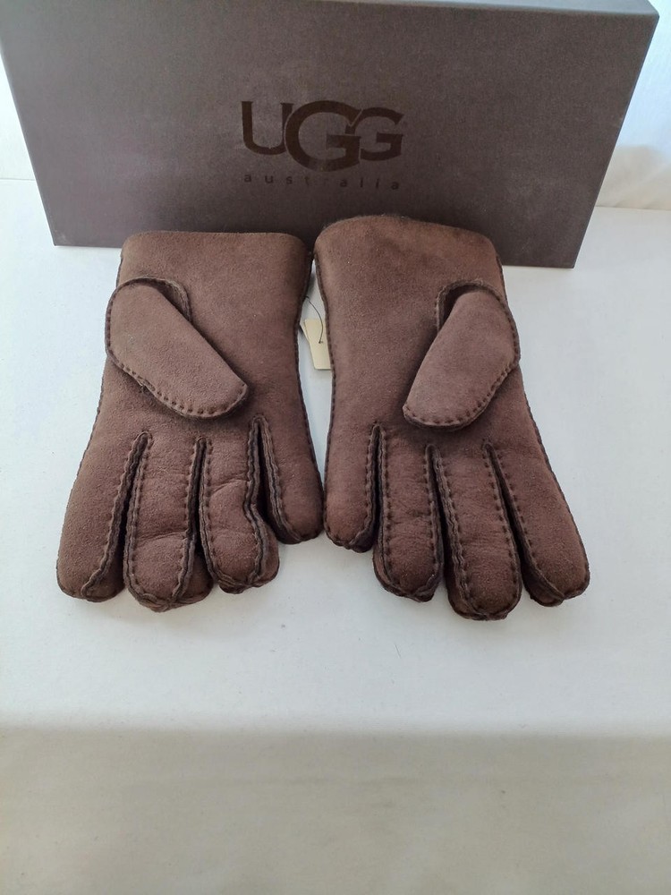 Shearling Gloves With Ugg Tag
