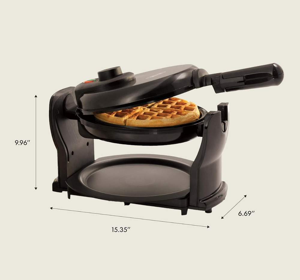 Bella 13991 Rotating Waffle Maker - Black