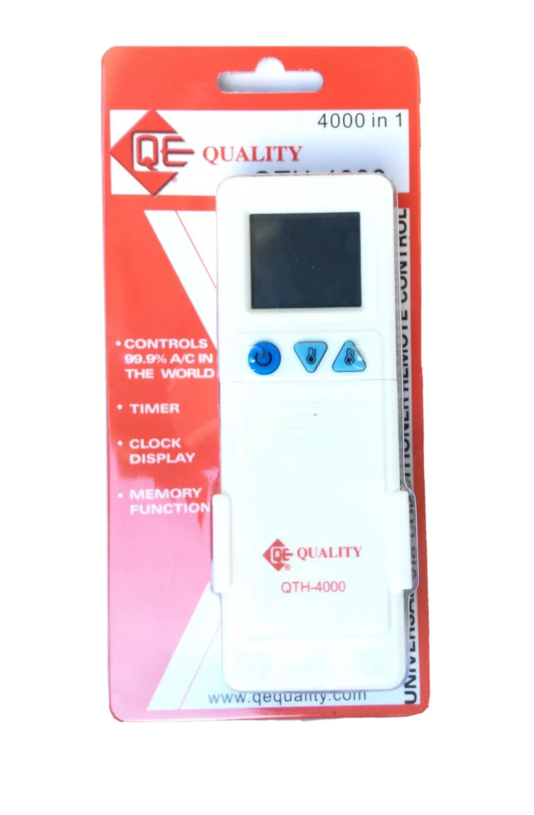 QTH-4000 Mini Split Universal Remote Control,4000 Codes, Controls 99.9% AC