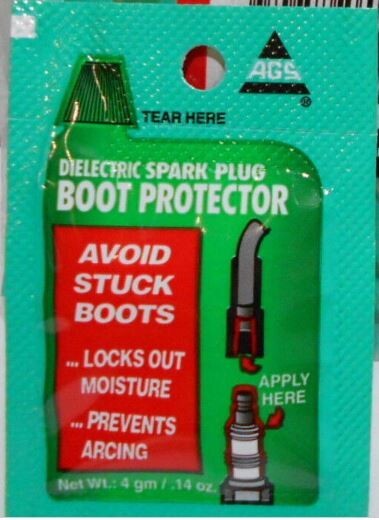 AGS SP-1 Spark Plug Boot Protector Lube Single Use 0.14 oz Pouch