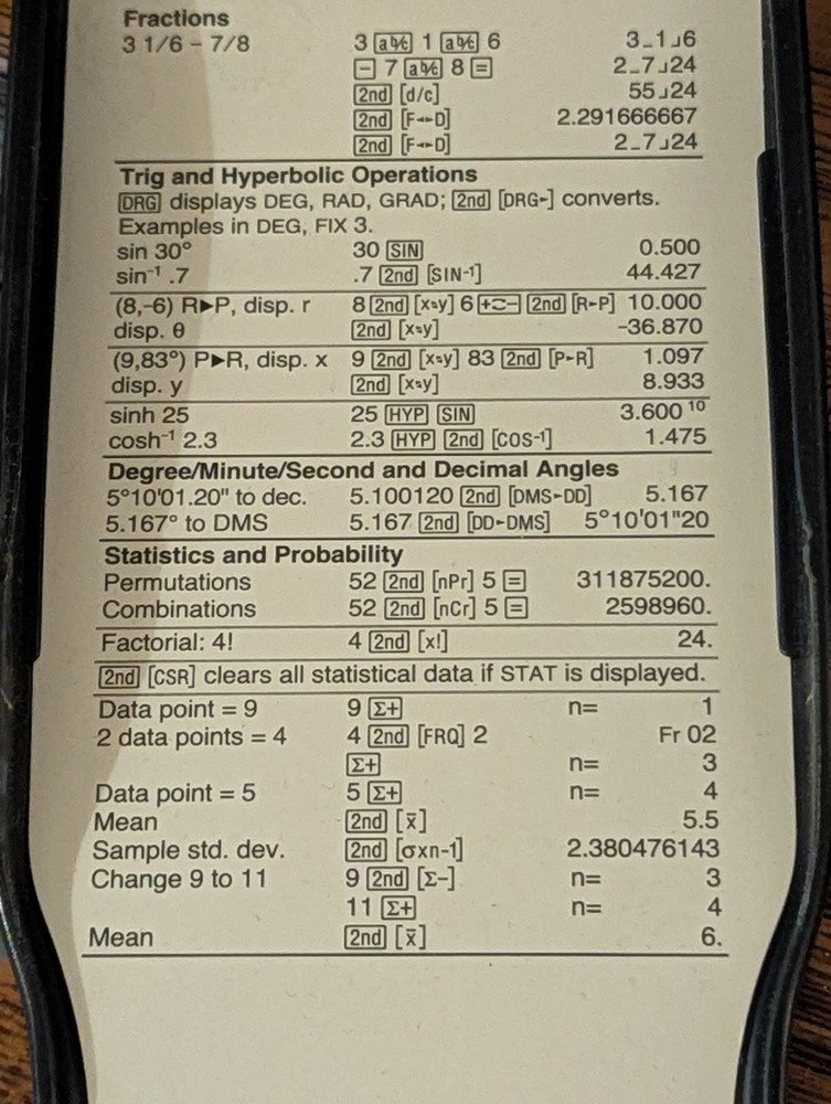 Texas Instruments TI30XA Scientific Calculator