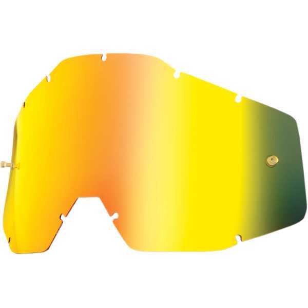 100% Strata MX/ Racecraft/ Accuri Goggle Replacement Mirror Lens