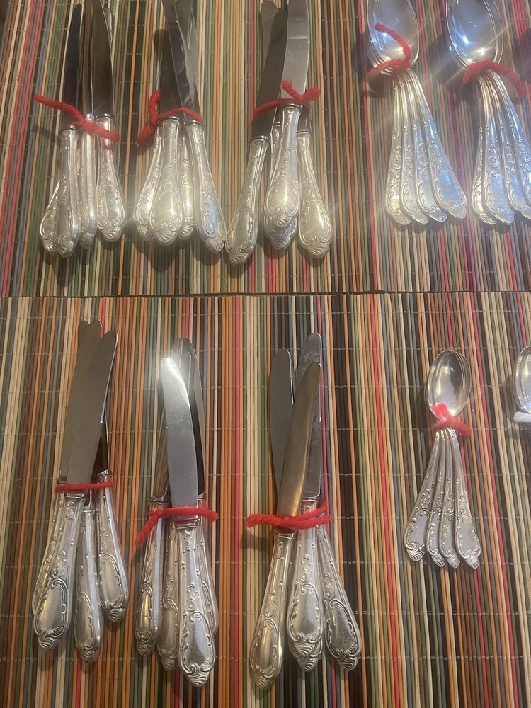 Fritz Voos ROSTFREI SOLINGEN 78 PC Silverplate Flatware