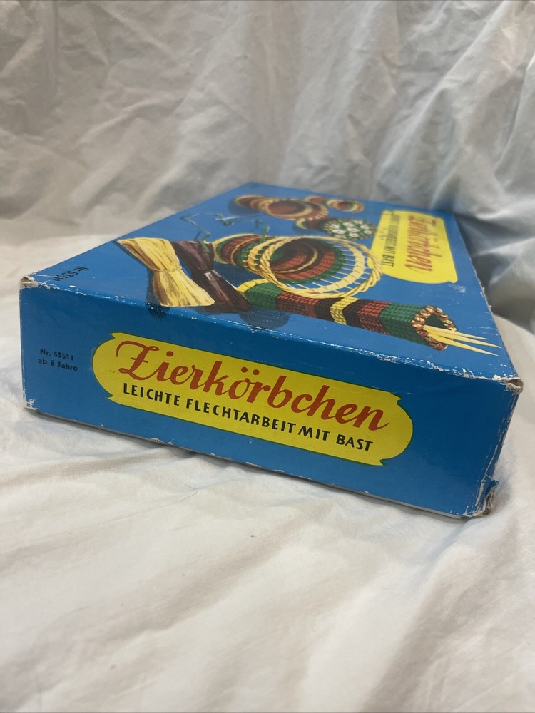 Vintage German Knit Work Basket Kit