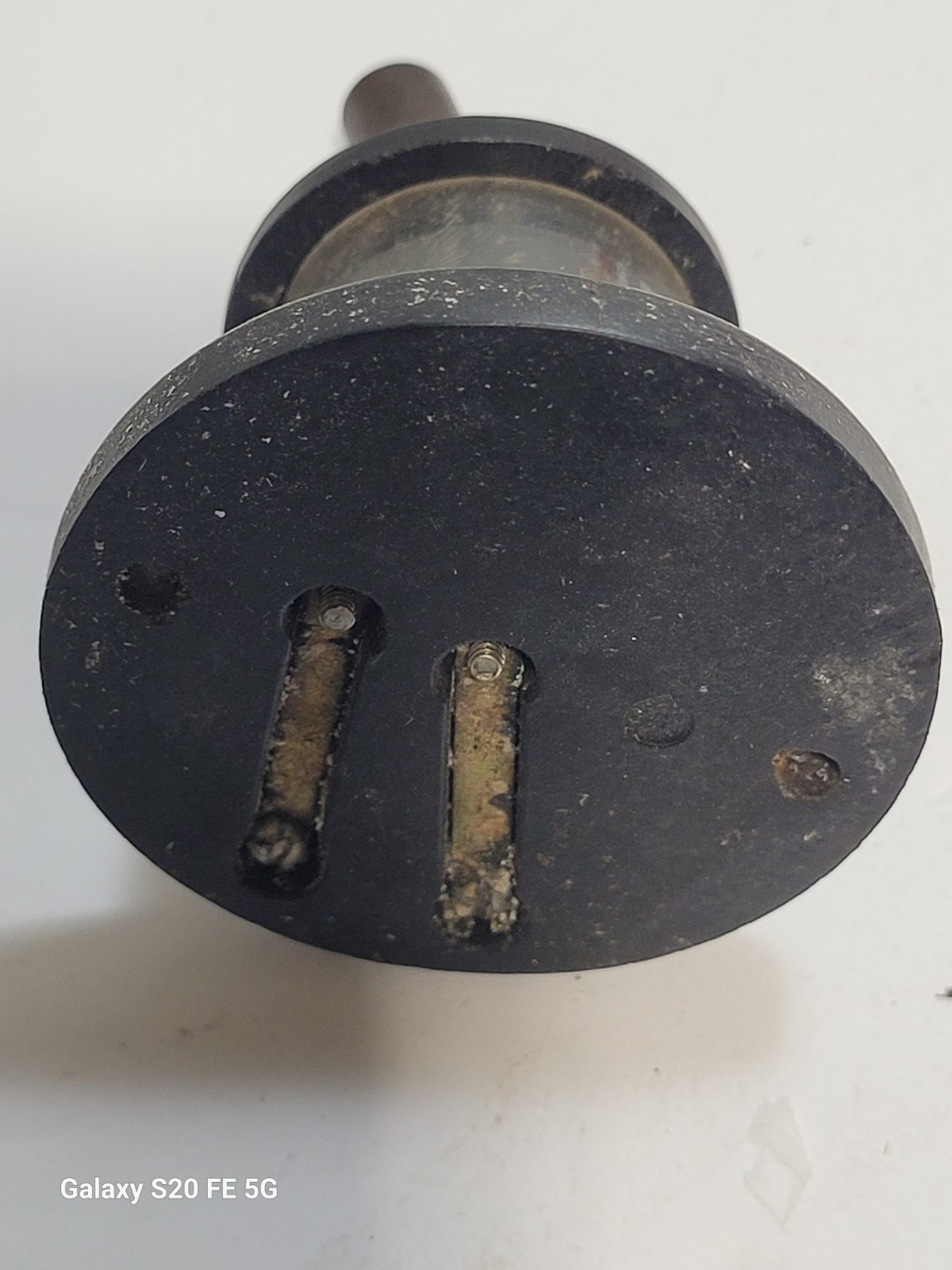 Vintage Pacent Crystal Detector Stand Enclosed Glass for a Crystal Radio 1920s