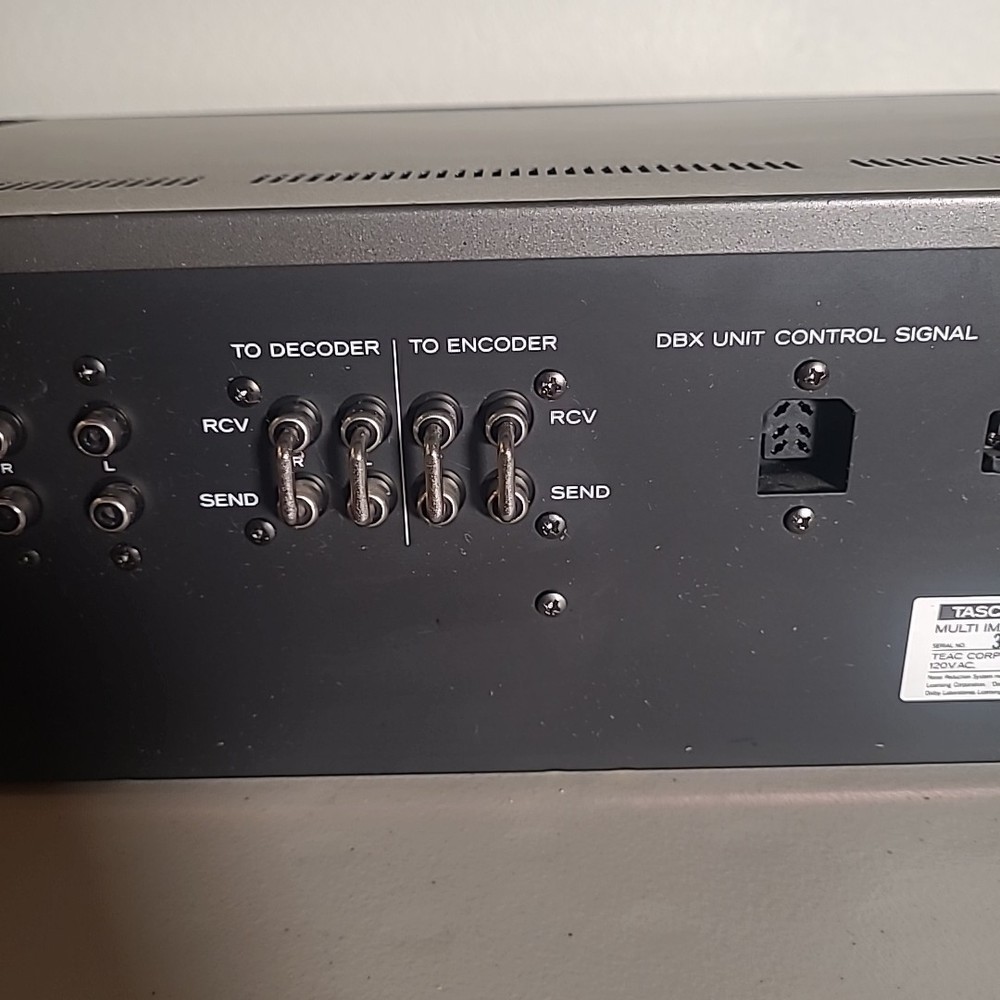 Tascam 133 Multi Image Cassette Deck Tape Player Recorder Rackmount Untested