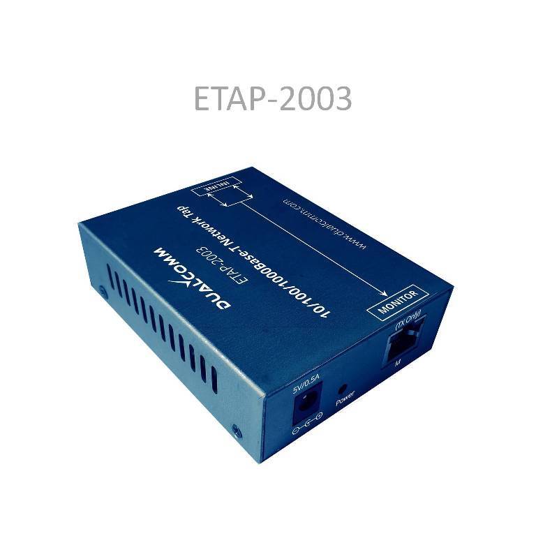 DUALCOMM ETAP-2003 USB Powered Gigabit Network TAP