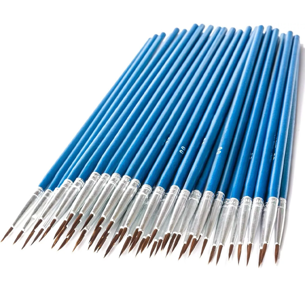 100/200Very Small Paint Brushes Fine Tip for Nail Art Model Craft Painting Hobby
