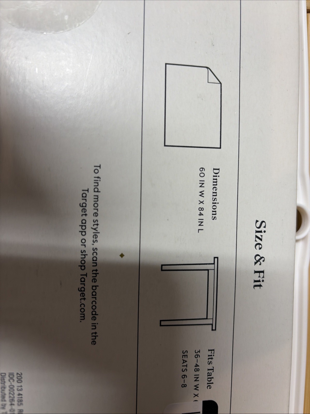 Tablecloth-Beige/Off White Rectangular 60” x 84” 80% Cotton20% Linen With Runner