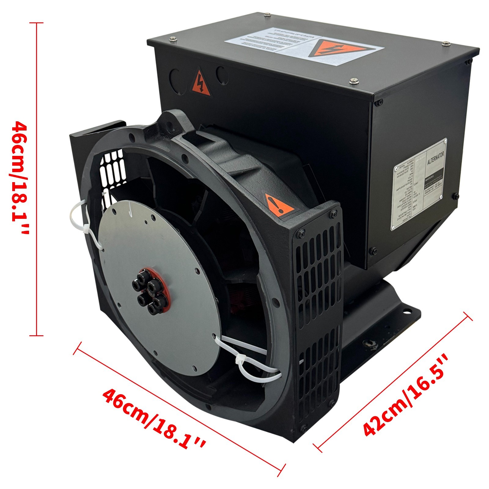 220V 1-Phase Brushless Excitation Alternator 60HZ Pure Copper Wire Generator