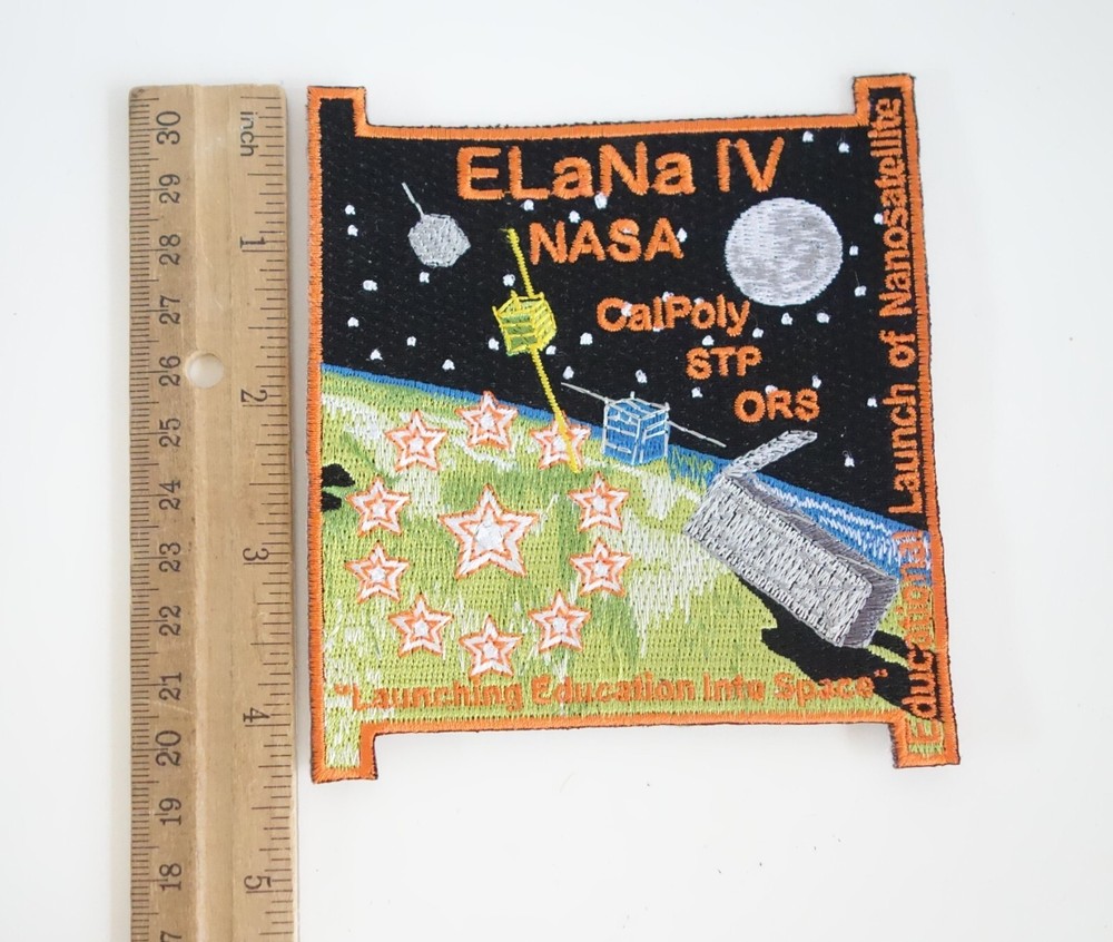 Vintage NASA ELaNa CalPoly Launch Service Program Embroidered Patch