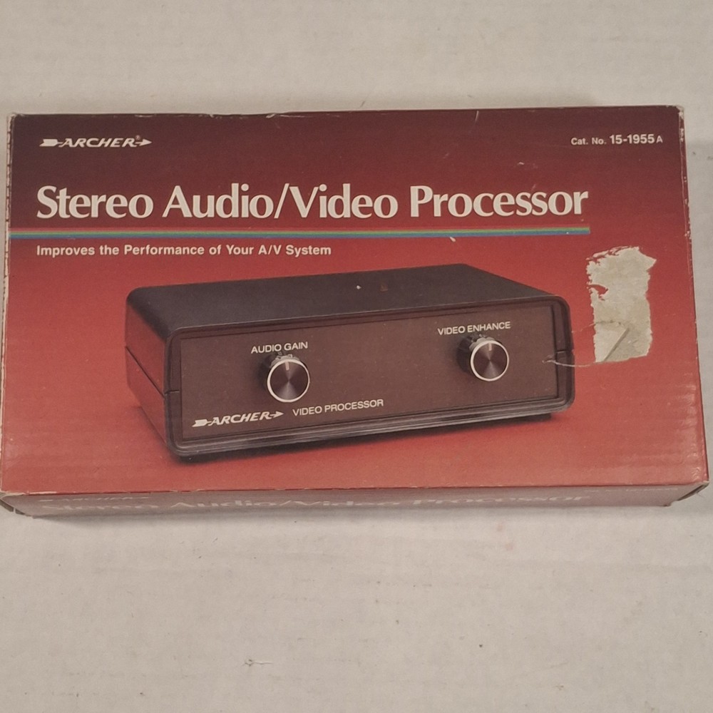 Vintage Archer Stereo Audio Video Processor