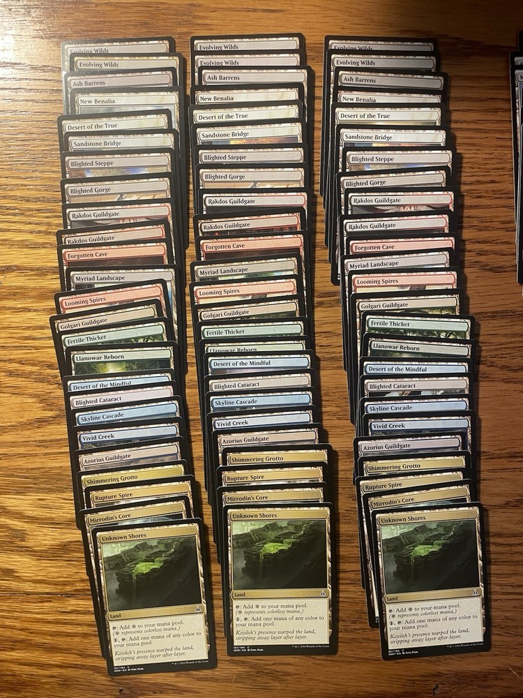 MTG: 285 Magic the Gathering Land - 85 Non-basic land & 200 Basic: 40X Each Land