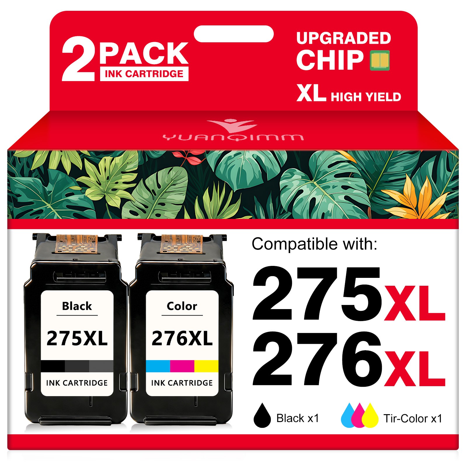 PG-275XL CL-276XL Ink compatible with Canon 275 Pixma TR4700 TS3722 TR4722 Lot