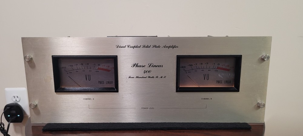 Phase Linear 400 Amplifier. Tested, Works.