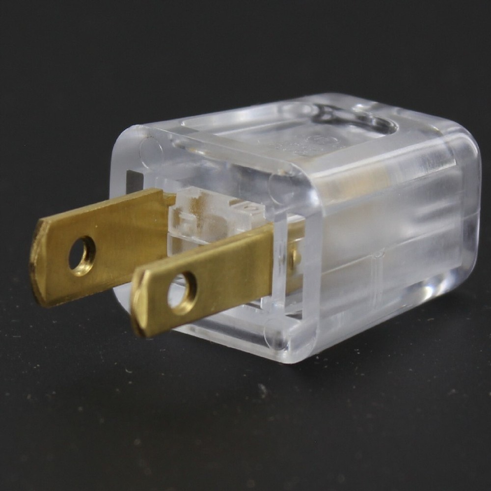 CLEAR Quick-connect Plug Polarized for SPT-2 wire LAMP PART