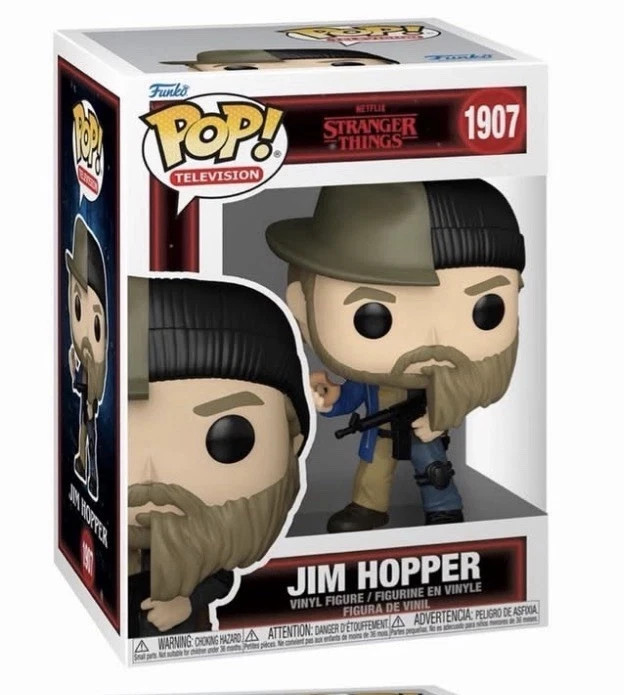 Funko Pop! Jim Hopper #1907 Stranger Things Vinyl + Pop PROTECTOR