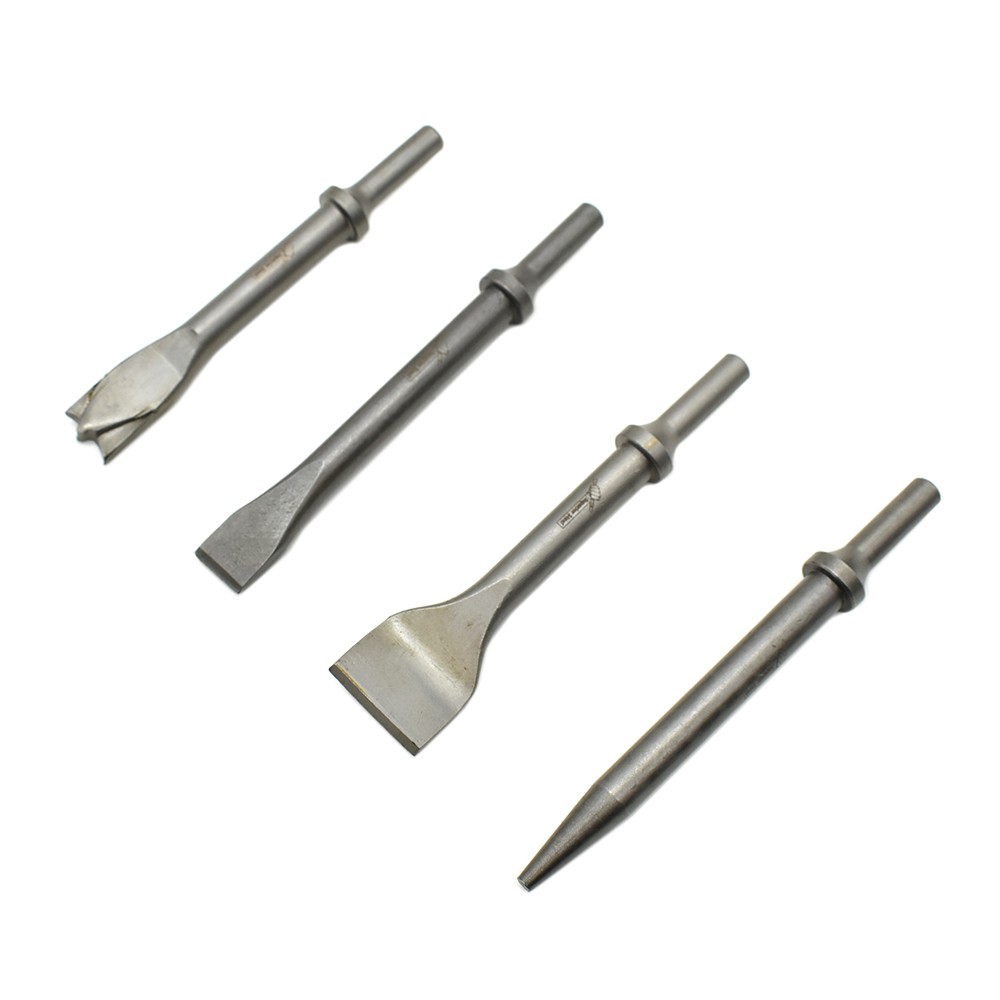 SC774C - 4 Piece Round Shank Collar Chisel Set