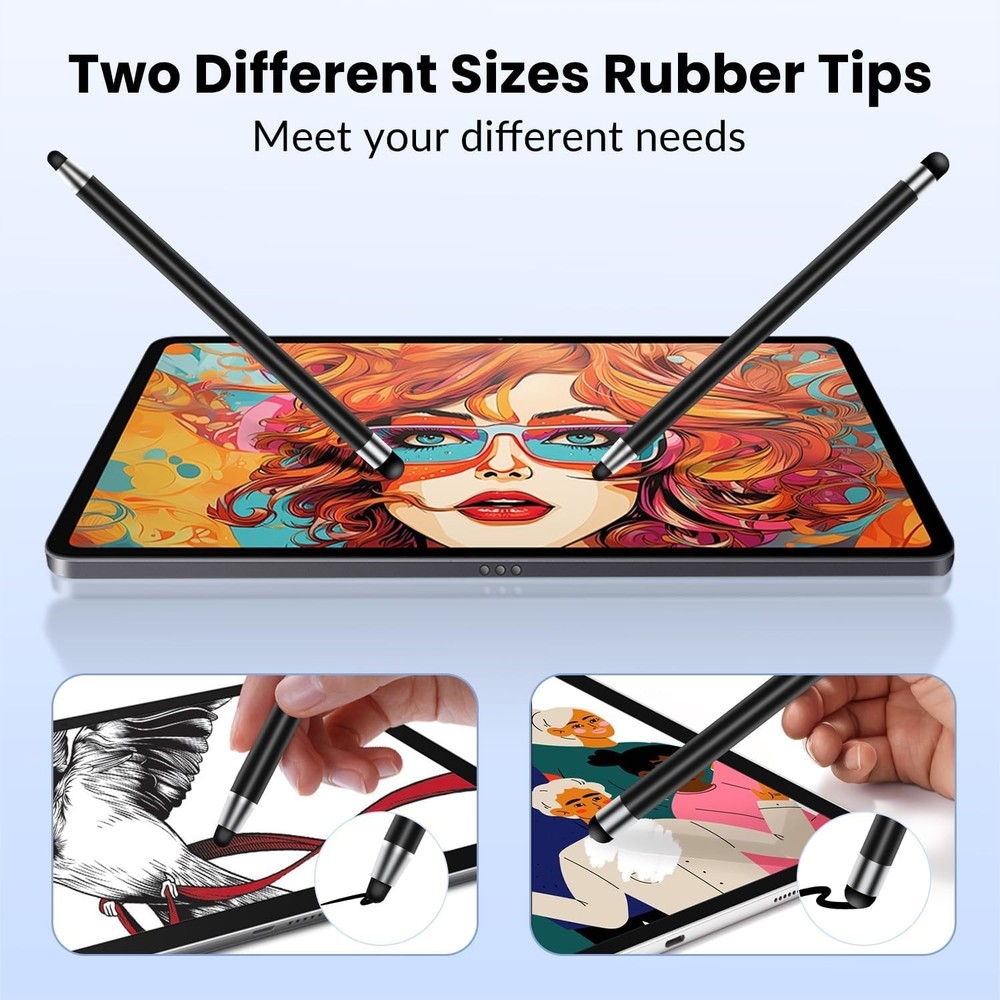 High Sensitivity Touchscreen Stylus 10-Pack - Scratch Protection & Comfort