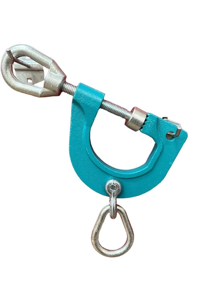 Set# 93 6 pc Auto Body Frame Machine Pulling Puller Chain & Clamps Set w/ Hooks