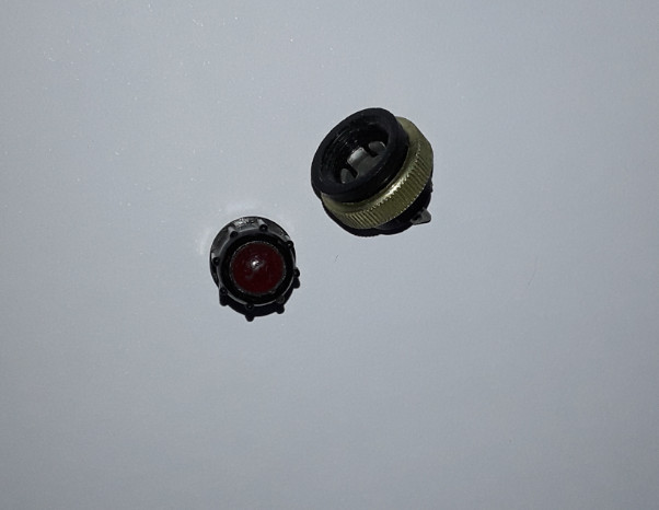 Indicator-mini bulb holder 1 pcs. MINI bulb 28V, AMBER.
