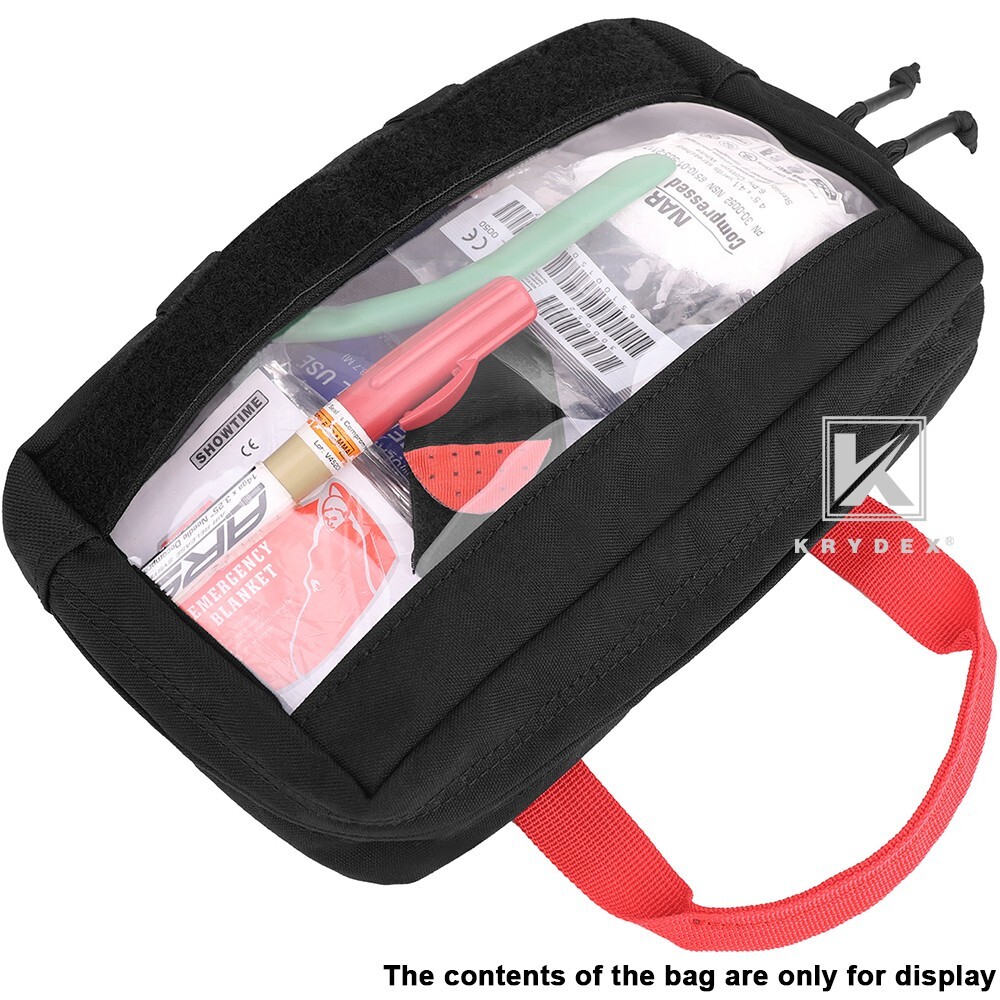 KRYDEX Clear Top Insert Bag Packing Organizer Hook Back for D3 Backpack Small