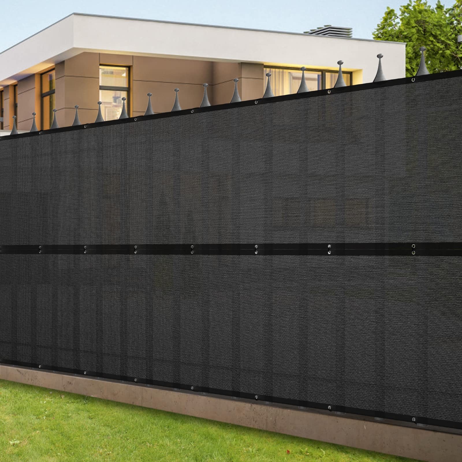 3ft x 50ft Fence Privacy Screen, Heavy Duty 150 GSM Fencing Mesh Shade Cover ...