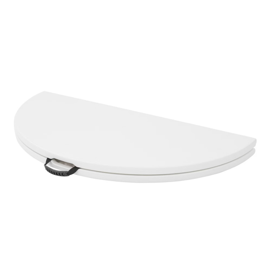 4ft Foldable Round Table White Plastic Indoor Outdoor Portable Use