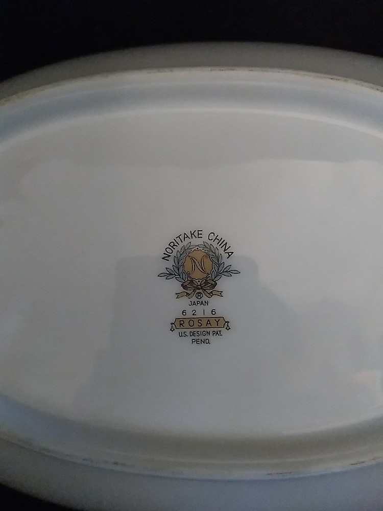 Noritake "Rosay" Serving Dish. (127)