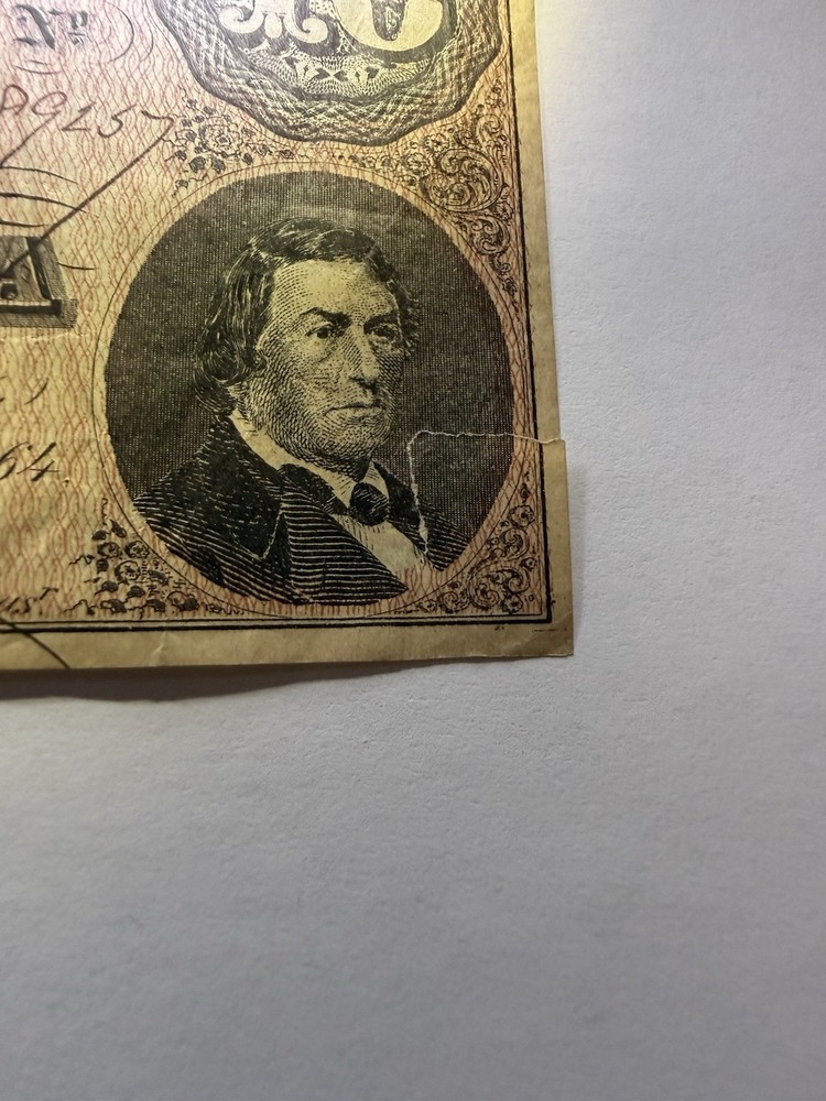 1864 $10 Ten Note Confederate Note Uncirculated