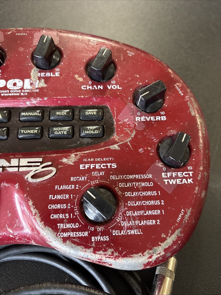 Line 6 POD 2.0 Multi-Effects Guitar Effect Pedal Untested