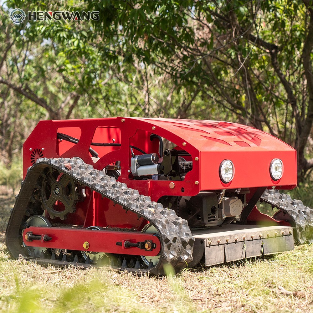 200m gasoline remote control lawn mower all terrain 45 degree rock climbing