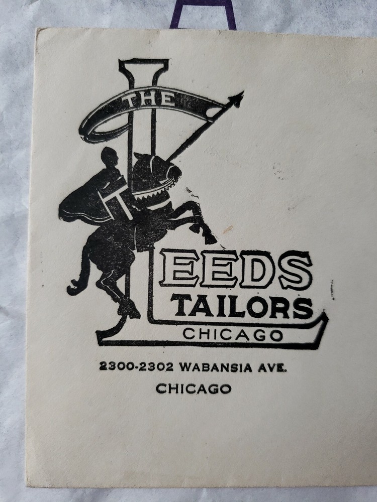 The Leeds Tailors Chicago Envelope