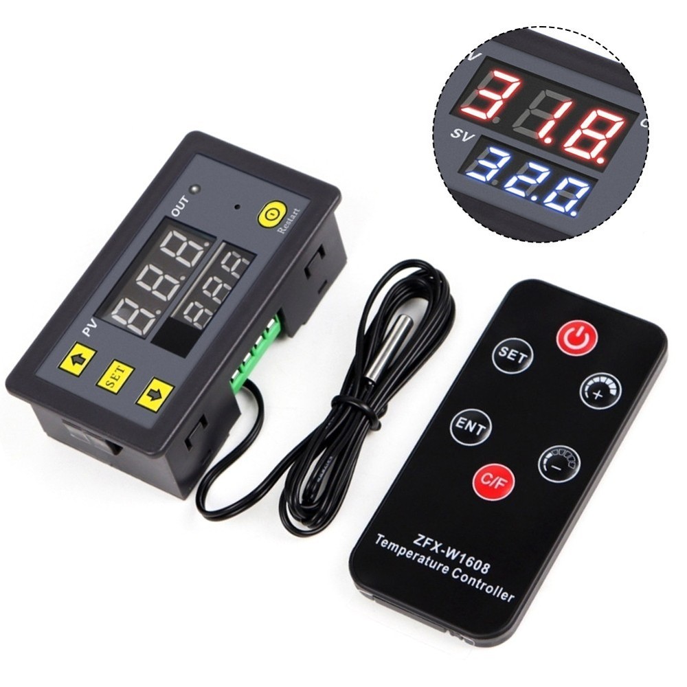 DC12V Digital Temperature Controller with Remote Sensor for Refrigerator Use