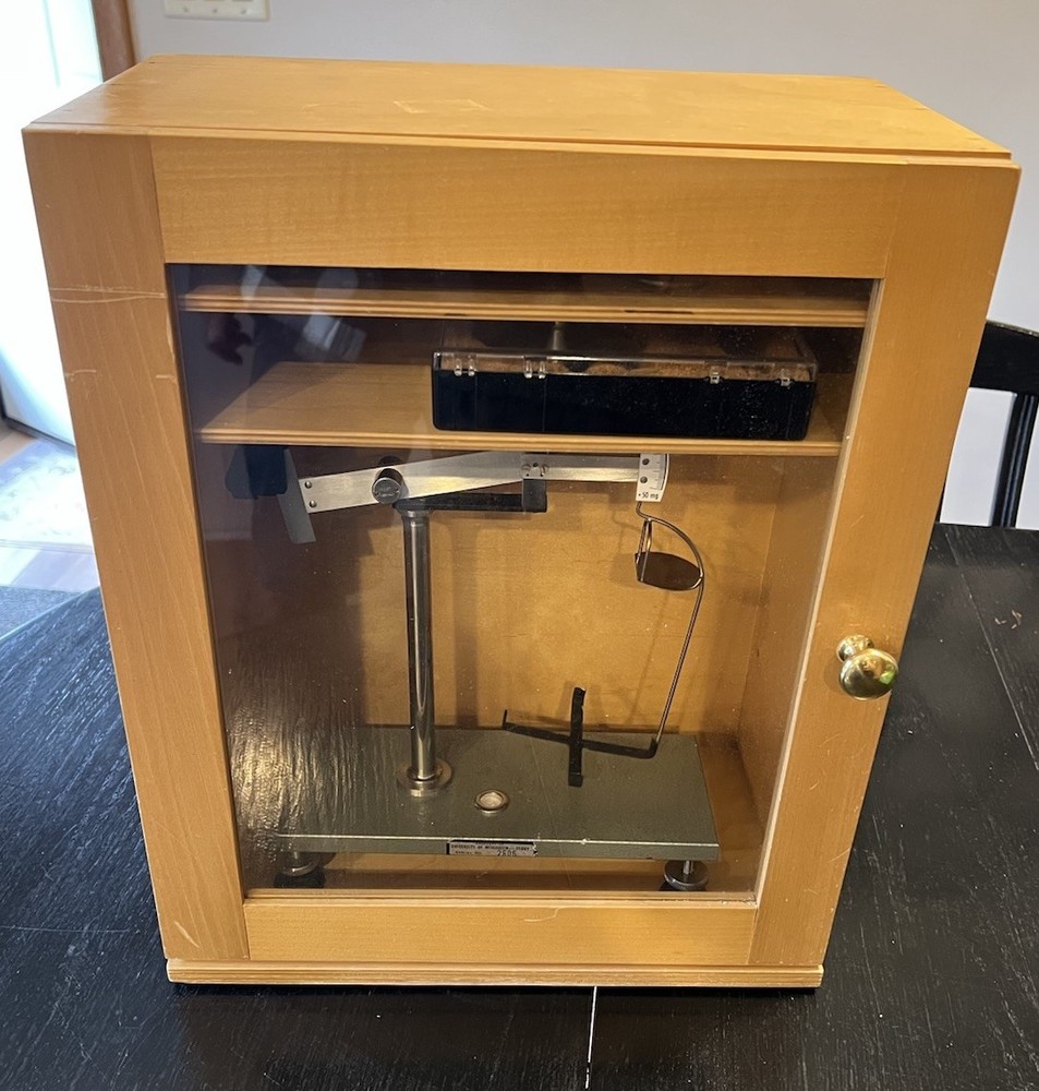 Vintage Analytical Balance Scale