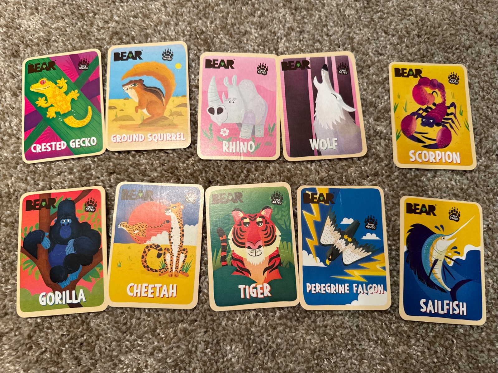 Bear Greatest Games And Fruit Snacks Trading Cards Lot Of 97