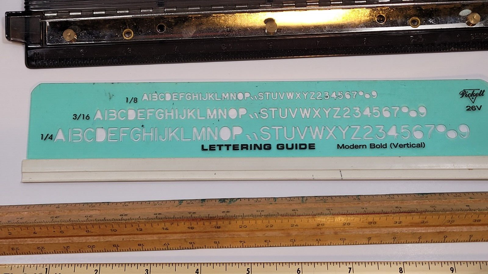 Lot Drafting Engineering Mechanical Drawing Instruments Templates Rulers Slide